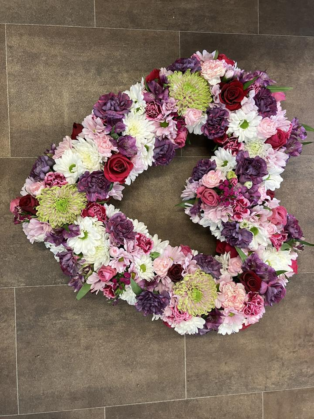 Blush & Plum Open Heart