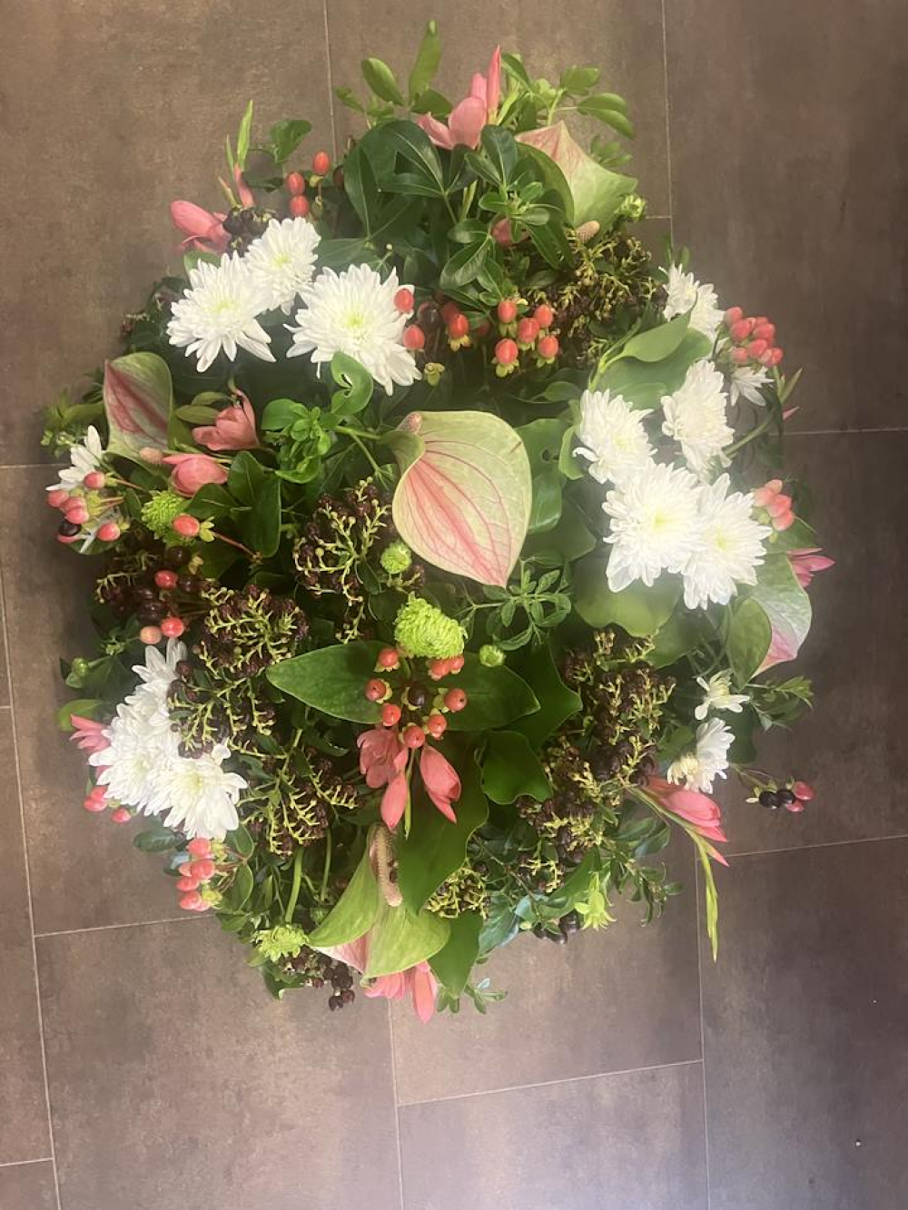 Pink & White Posy